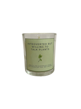 Introverted but Willing to Talk Plants Jar Candle